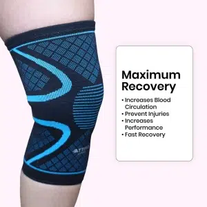 Attivo Knee Support Blue Colour (Pair) - Image 4