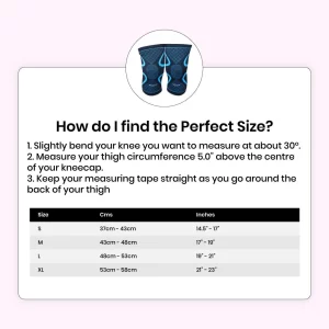 Attivo Knee Support Blue Colour (Pair) - Image 5