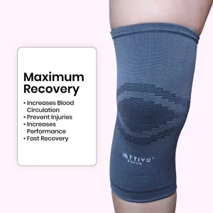 Attivo Knee Support Grey Colour (Pair) - Image 4