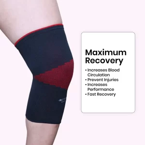 Attivo Knee Support Red Colour (Pair) - Image 4