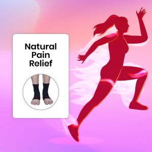 Ankle Support with Binder for Men & Women - Red (1 Pcs) - Image 5