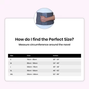 Abdominal Belt, Lower Back Pain Relief For Men And Women - Grey - Image 5