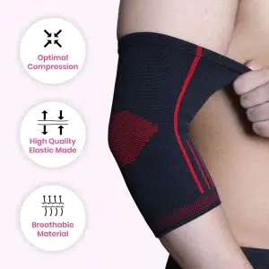 Elbow Support for Men & Women - Red (1Pcs) - Image 4