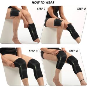 Attivo Knee Support Compression Sleeve: Stability and Comfort in Motion (Pair) - Image 3